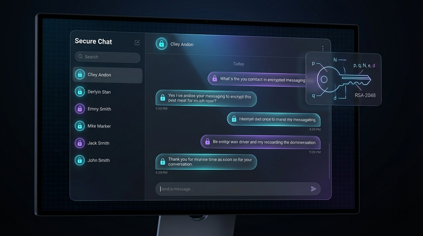 Secure Chat (RSA Encryption)